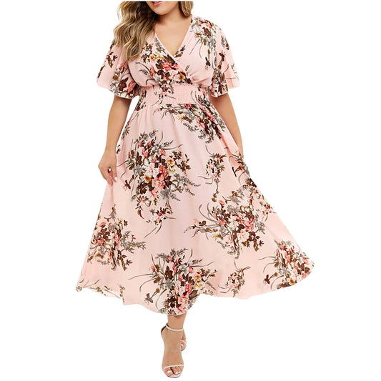 Floral Chiffon Dress